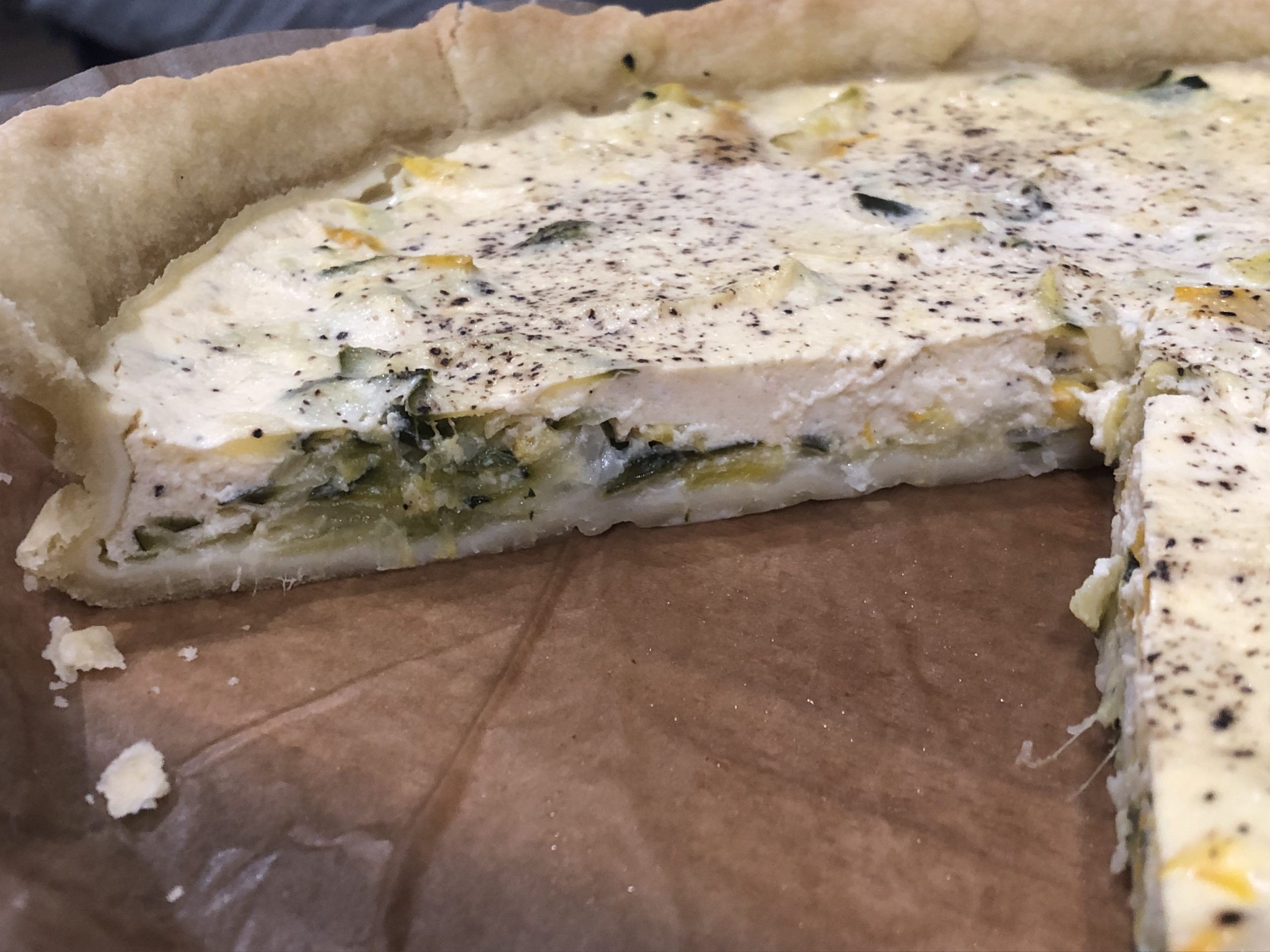 Tarte aux courgette