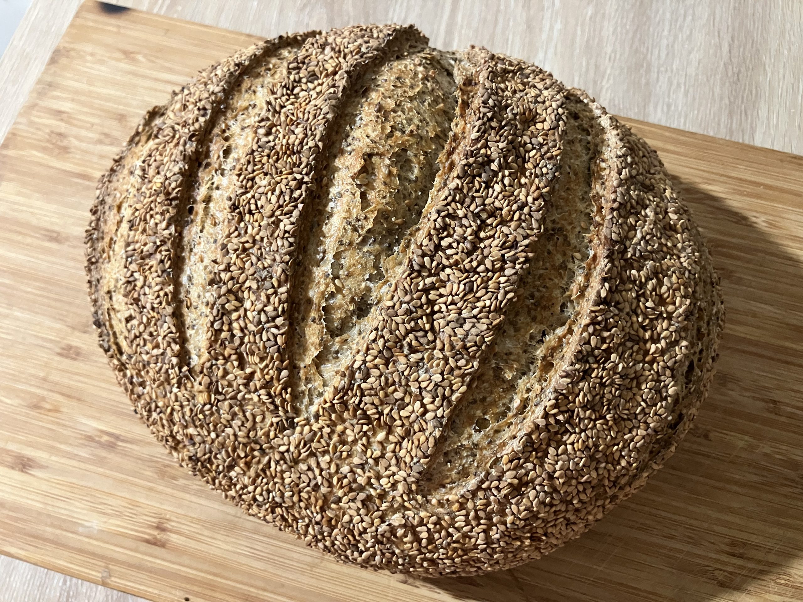 Pain Cocotte pétri à la main