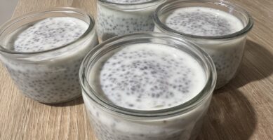 pudding graines de chia citron vert / miel