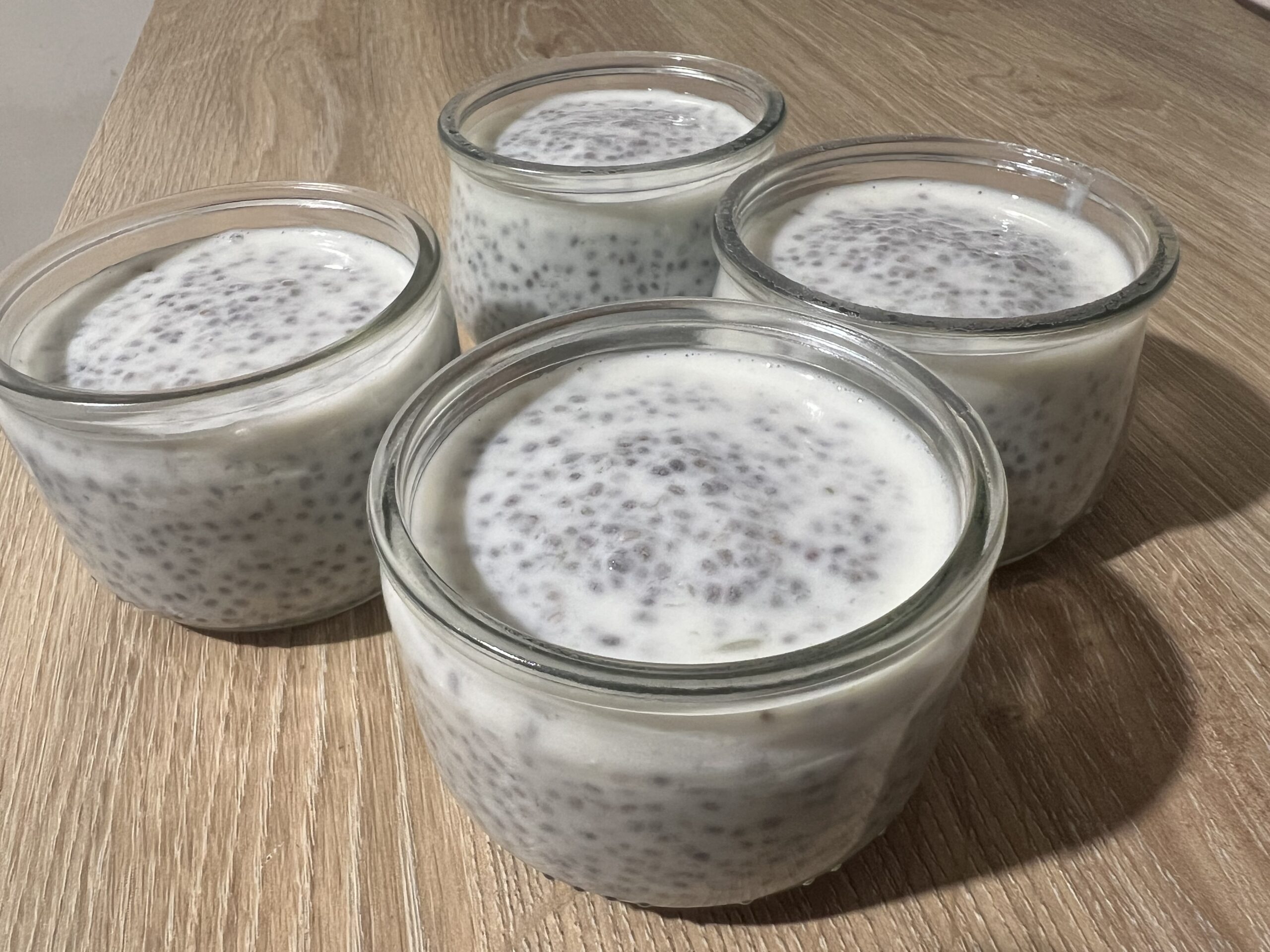 pudding graines de chia citron vert / miel