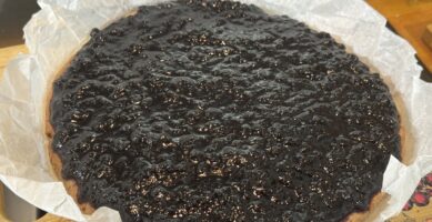 Tarte à la myrtille de bois / cannelle
