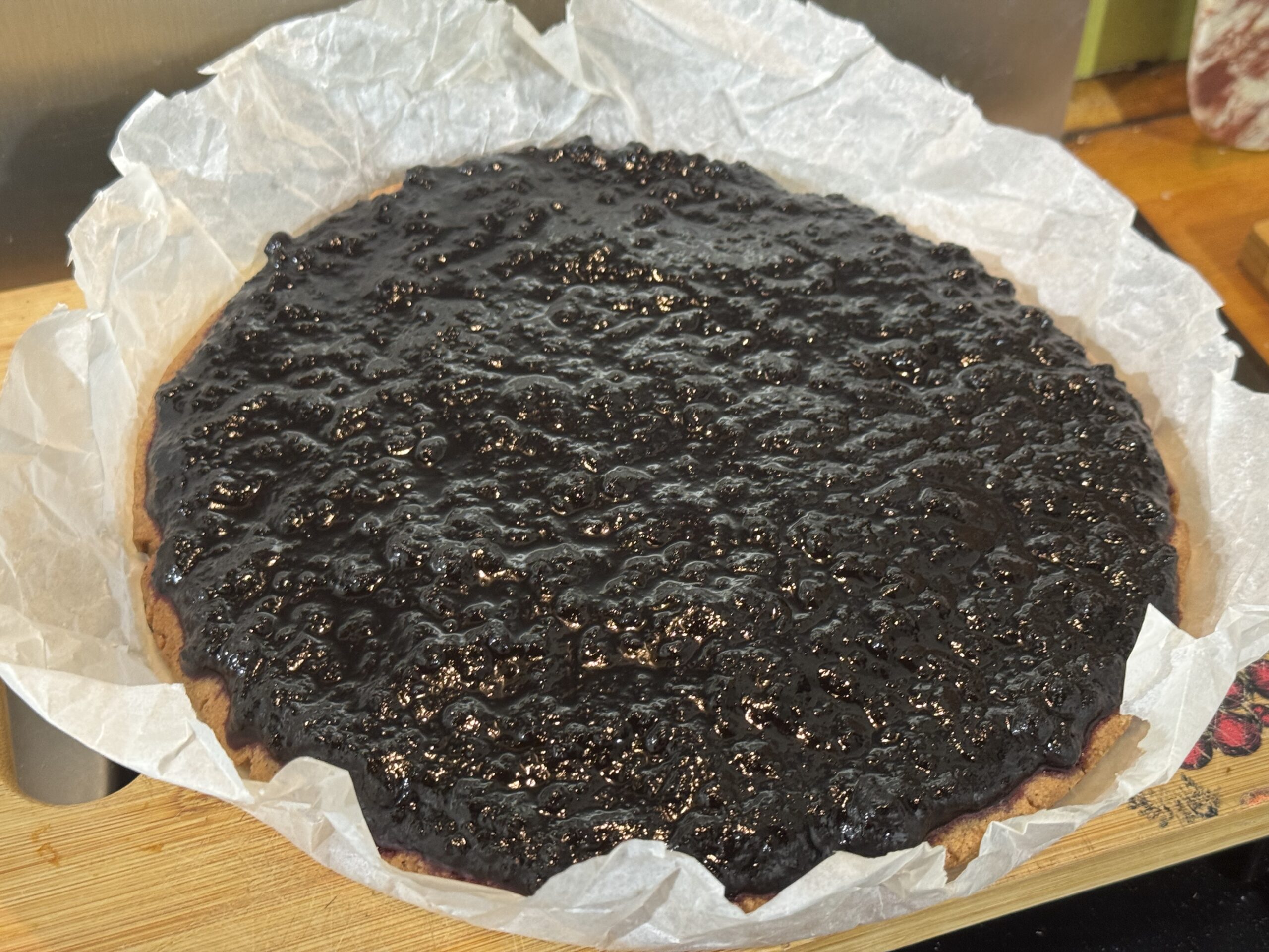 Tarte à la myrtille de bois / cannelle